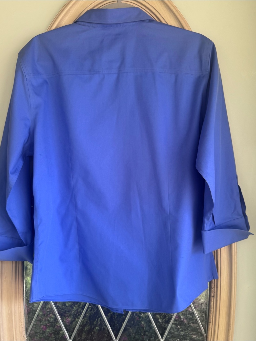 Brooks Brothers Periwinkle Blue Non-Iron Stretch Dress Shirt Size 14 - Picture 2 of 3